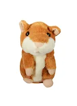 Игрушка Хомяк-повторюшка коричневый (9x15x8,5) (036)