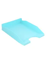 Лоток горизонтальный "Office, Pastel" пластиковый, голубой, ErichKrause