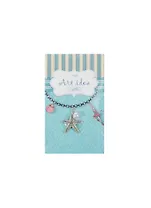 Кулоны в асс. 2 Морская звезда с жемчугом серебро (QA 6874) (14021280) (упаковка)