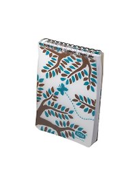 Блокнот А6 50л кл. NATURE, "Деревья", спираль, пластик.обл., stila