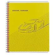 Тетрадь в клетку Academy Style, "Силуэт авто", 60 листов, в ассортименте