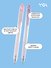 Шариковая ручка синяя автоматическая 0,7 мм, Mineral, Yoi, в ассортименте - 2
