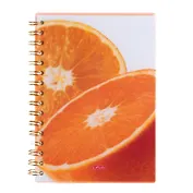 Блокнот А5 100л кл. "Апельсины" пласт.обл, евроспираль, Herlitz
