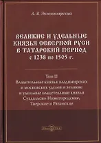 Великие и удельные князья Северной Руси в татарский период с 1238 по 1505 г. Том 2