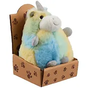 Игрушка мягкая, Единорог-толстяк градиент в крафт коробке (12-01568-UC6839)