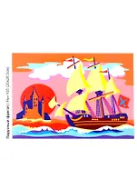 Набор для творчества. Картина по номерам "Парусный фрегат"