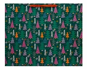 Пакет А3+ 50*40*15 "Елочки" Новый год, бум.ламинат