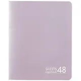 Тетрадь в клетку Listoff, "Металлик", 48 листов, в ассортименте