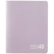 Тетрадь в клетку Listoff, "Металлик", 48 листов, в ассортименте