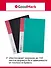 Папки-скоросшиватели А4 25мм 04шт, с пруж. мех., ассорти, GoodMark - 2
