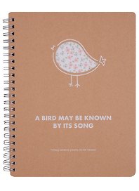 Тетрадь общая «Bird», 96 листов в клетку, А5 - Be Smart