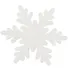 Украшение поролоновое "Снежинка с блестками", 20 см - 0