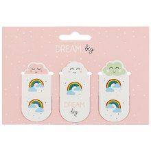 Магнитные закладки «Dream big», 3 штуки