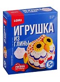 Набор для творчества LORI Игрушка из глины Сова - 0