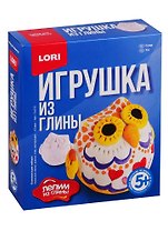 Набор для творчества LORI Игрушка из глины Сова