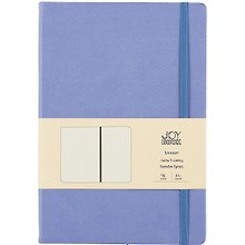 Книга для записей В5 96л кл. "Joy Book. Цветущая сирень" иск.кожа, тв.переплет, ляссе, резинка, инд.уп.