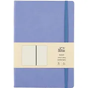 Книга для записей В5 96л кл. "Joy Book. Цветущая сирень" иск.кожа, тв.переплет, ляссе, резинка, инд.уп.