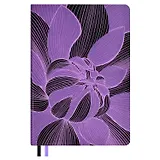 Ежедневник недат. А5 120л "Виннер" сиреневый, иск.кожа, мягкий переплет, блинт.тиснение, шелкография, офсет, ляссе