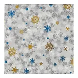 Коробка подарочная "Snowflaces"  18*18*7,5см, Новый год, картон