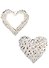 Заготовка из ротанга Сердце, 20*20, белый (2 вида) (11-00500-302520) - 1