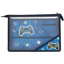 Папка для труда «Gamepad» А4, пластик, на молнии, Феникс+