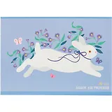 Альбом для рисования Listoff, "Белый кролик", А4, 20 листов, на скрепке