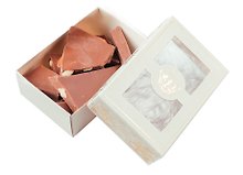 Шоколад молочный с миндалем и лавандой, СЧАСТЬЕ, 140г