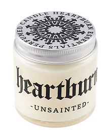 Свеча белая Unsainted (120мл) (Липа,лаванда,морская соль,хлопок) (CNDL-UNSNT-120)