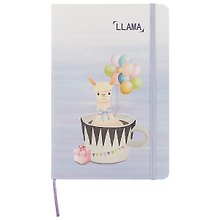 Книга для записей «Llama in Cup», А5, 80 листов, линованный, в ассортименте