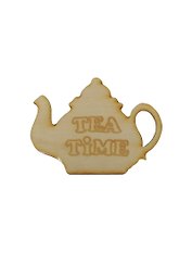 Заготовка из дерева «Чайник с надписью Tea Time»