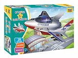 Игрушка - Конструктор Самолет "Стрижи", 29 детали, 18см ТМ ZVEZDA