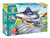 Игрушка - Конструктор Самолет "Стрижи", 29 детали, 18см ТМ ZVEZDA