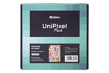 Набор для творчества UniPixel Pack. Алмазная мозаика «Мемные котики», 20 х 20 см, 51 цвет