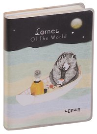 Записная книжка «Corner of the world» А7, 80 листов в клетку