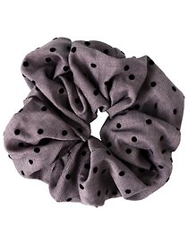 Резиночка Горошек (темно-серая) (полиэстер) (15см) (12-20262703-4) (Lafilaf)