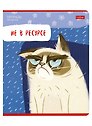 Тетрадь общая «Кот - обормот» в ассортименте, 48 листов в линейку, А5 - Hatber