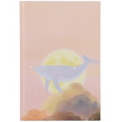 Книга для записей «Whale in the Clouds», А5, 100 листов, с ляссе, в ассортименте