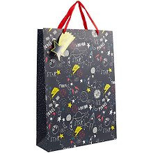 Пакет А3 46*33*10 Космос граффити нейтр., бум.мат.ламинат