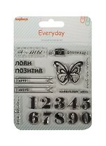 Набор штампов День за днем Цифры (SCB4904003) (10,5х10,5см) (упаковка)