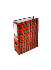Папка архивная А4 "Шотландка", 80 мм, INDEX