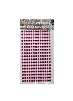 Стразы отдельные круглые крупные Say it in crystals (1461-3/4) (красн. горизонтальн.)