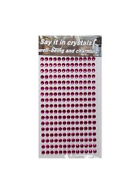 Стразы отдельные круглые крупные Say it in crystals (1461-3/4) (красн. горизонтальн.)