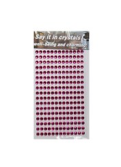 Стразы отдельные круглые крупные Say it in crystals (1461-3/4) (красн. горизонтальн.)