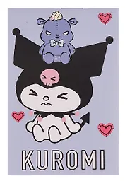 Блокнот А7 40 листов, клетка, "Куроми-5" скрепка