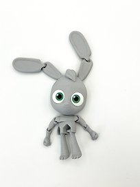 Фигурка 3D Зайчонок Скок (80005999) (6х9х2)
