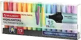 Текстовыделители 15цв "DELTA PASTEL" на подставке, пл/уп, BRAUBERG