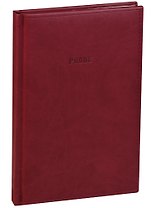 Алфавитная книга А5 80 листов "VIVELLA" бордовая