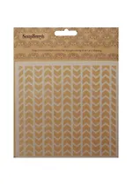 Трафарет, Шеврон 15,2*15,2см толщина 0,31мм