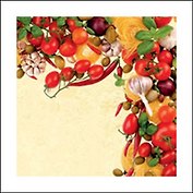 Салфетки для декупажа Паста/Тет-а-Тет (037) (2 шт) (33х33см) (упаковка)