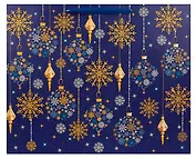 Пакет А3+ 50*40*15 "Золотое украшенье" Новый год, бум.ламинат